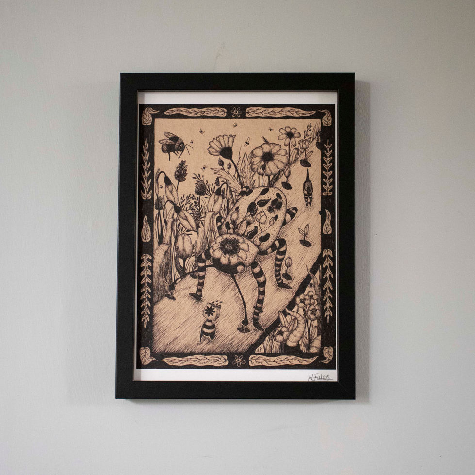 A5 Art Print - 'Seeders'