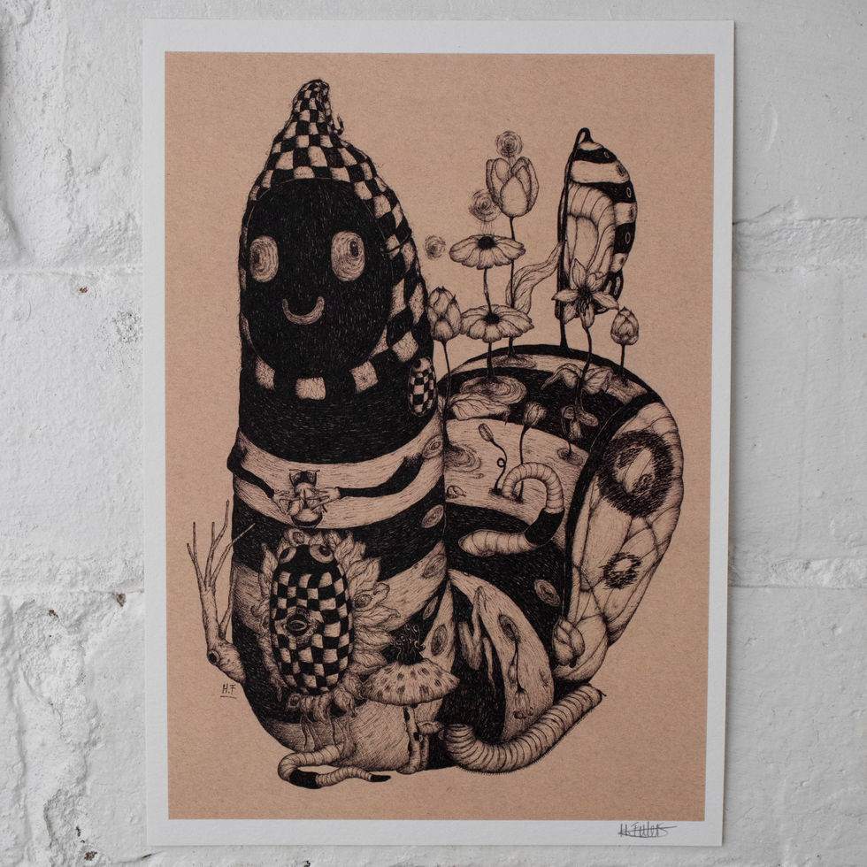 A5 Print - 'A Living Thing'