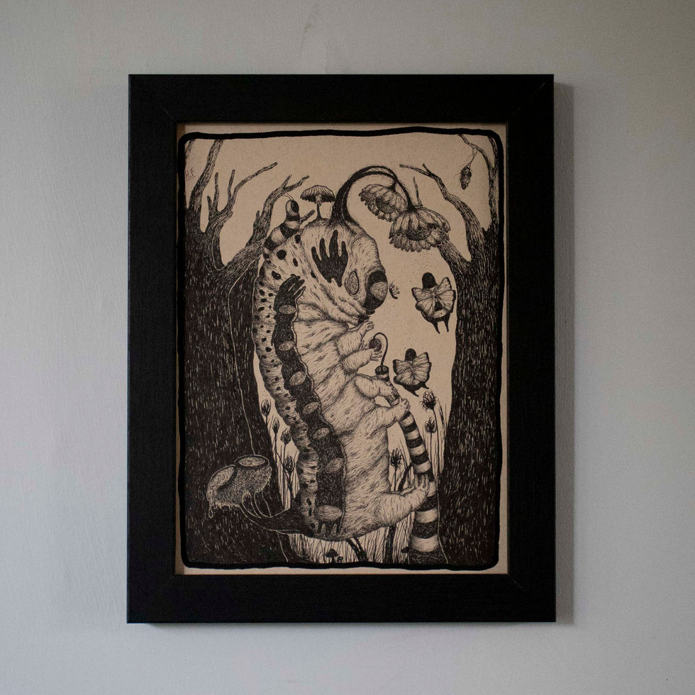 Original Drawing - 'Witch?'