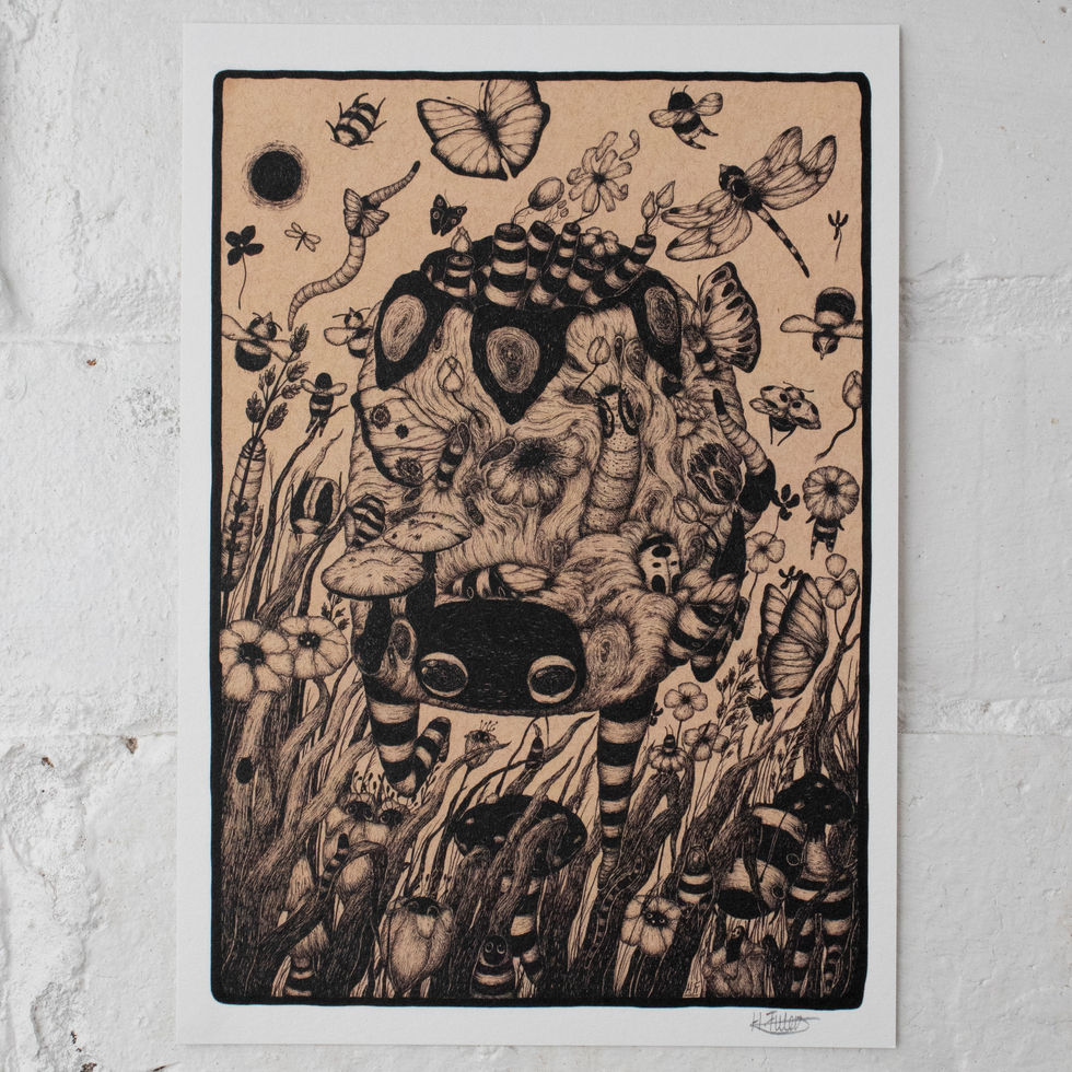 A5 Art Print - 'The Forager'