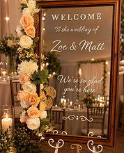 Wooden frame welcome mirror.png