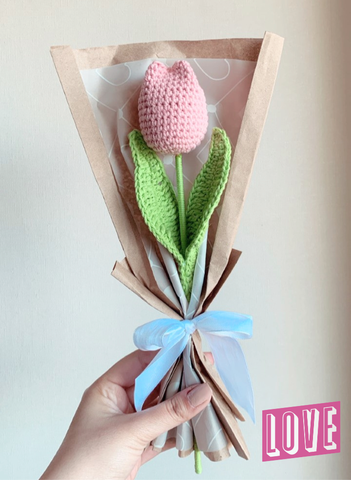 Tulipan Tejido - Flor Ramo