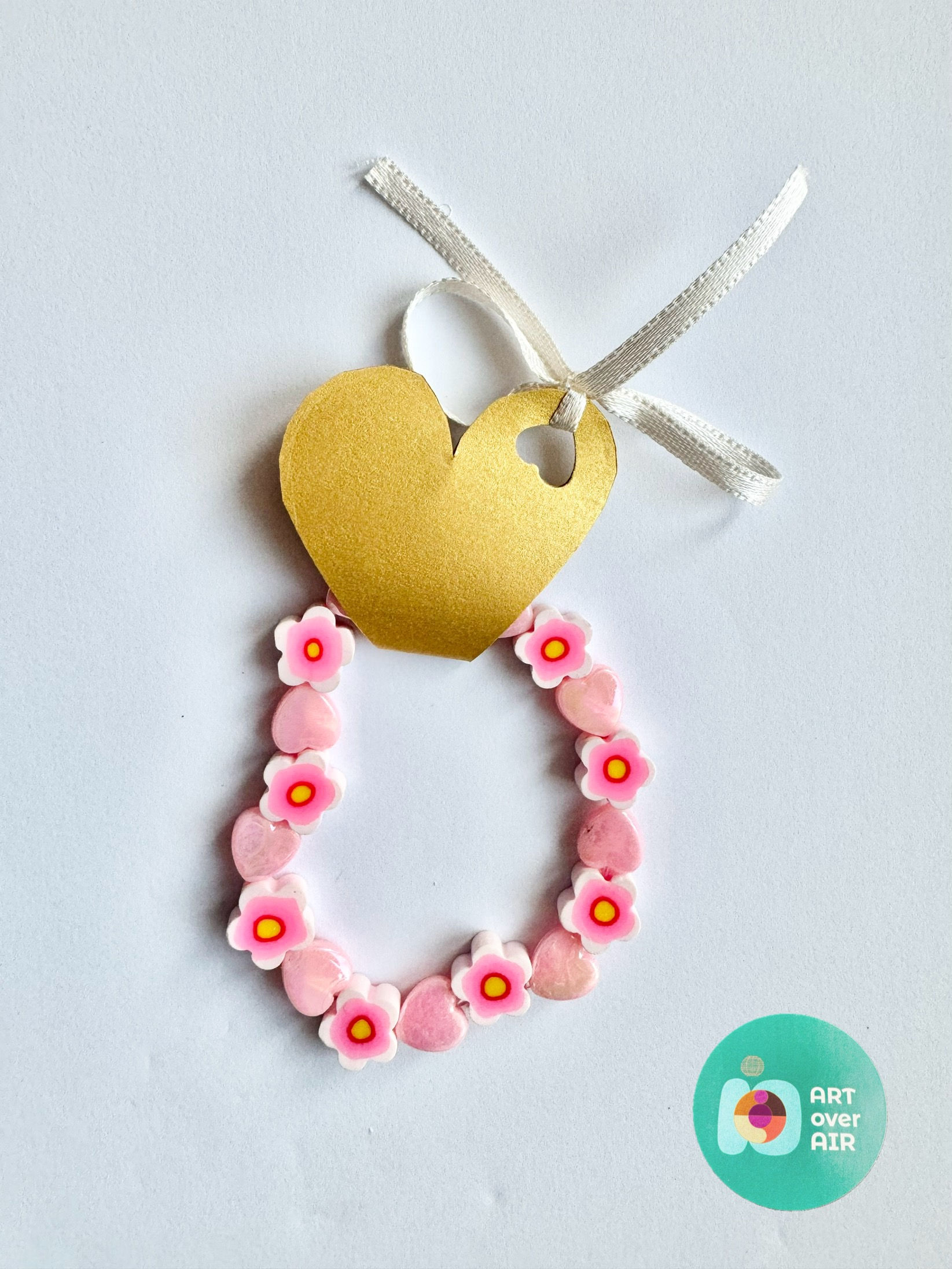 Bransoletka 28, średnica 17 cm, tworzywo sztuczne, elastyczna, FloralCat3