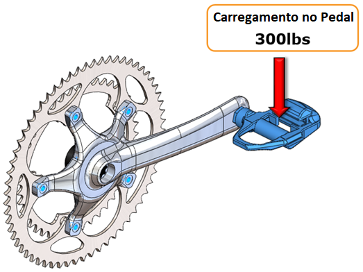 Pedal bicicleta SOLIDWORKS