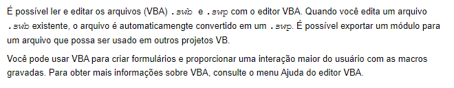 VBA VISUAL BASIC FOR APPLICATIONS SOLIDWORKS