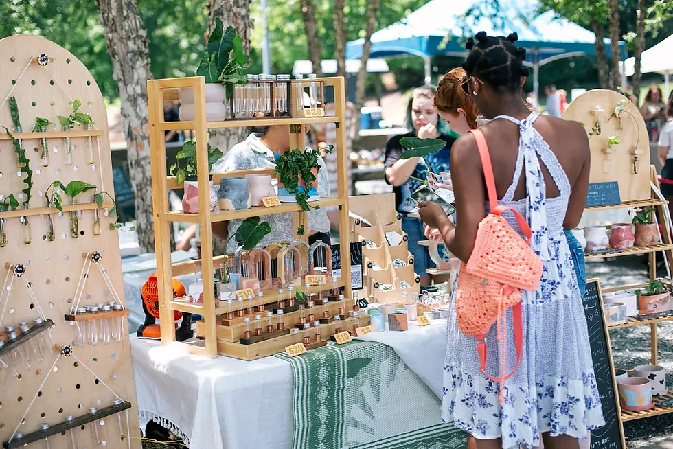 NCMA Market with Triangle Pop Up