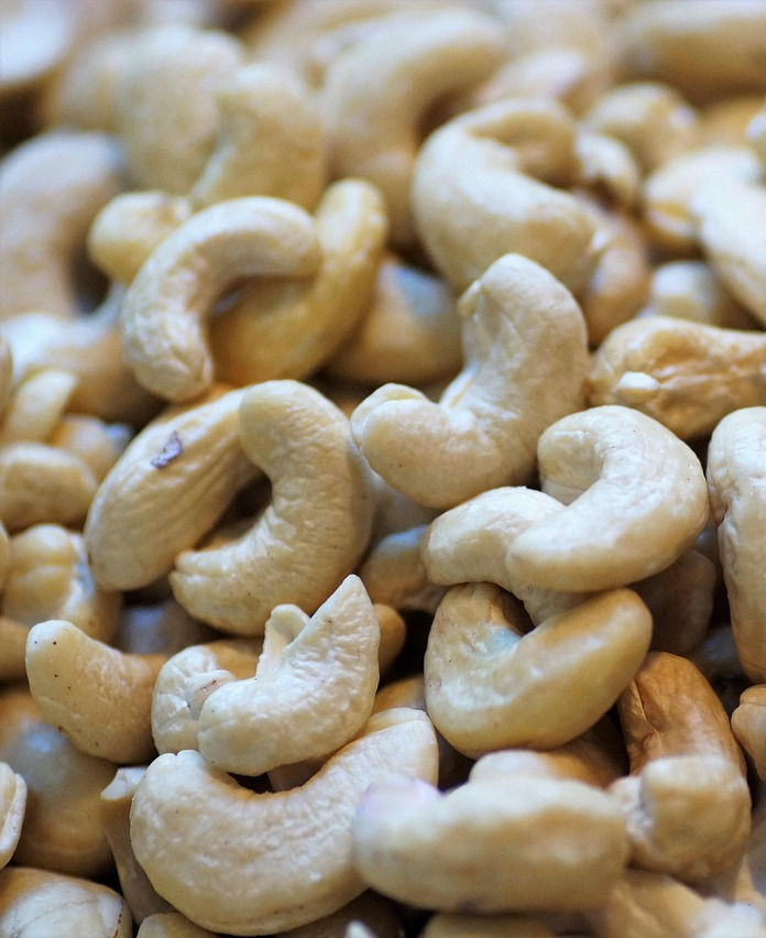 Des noix de cajou en vrac