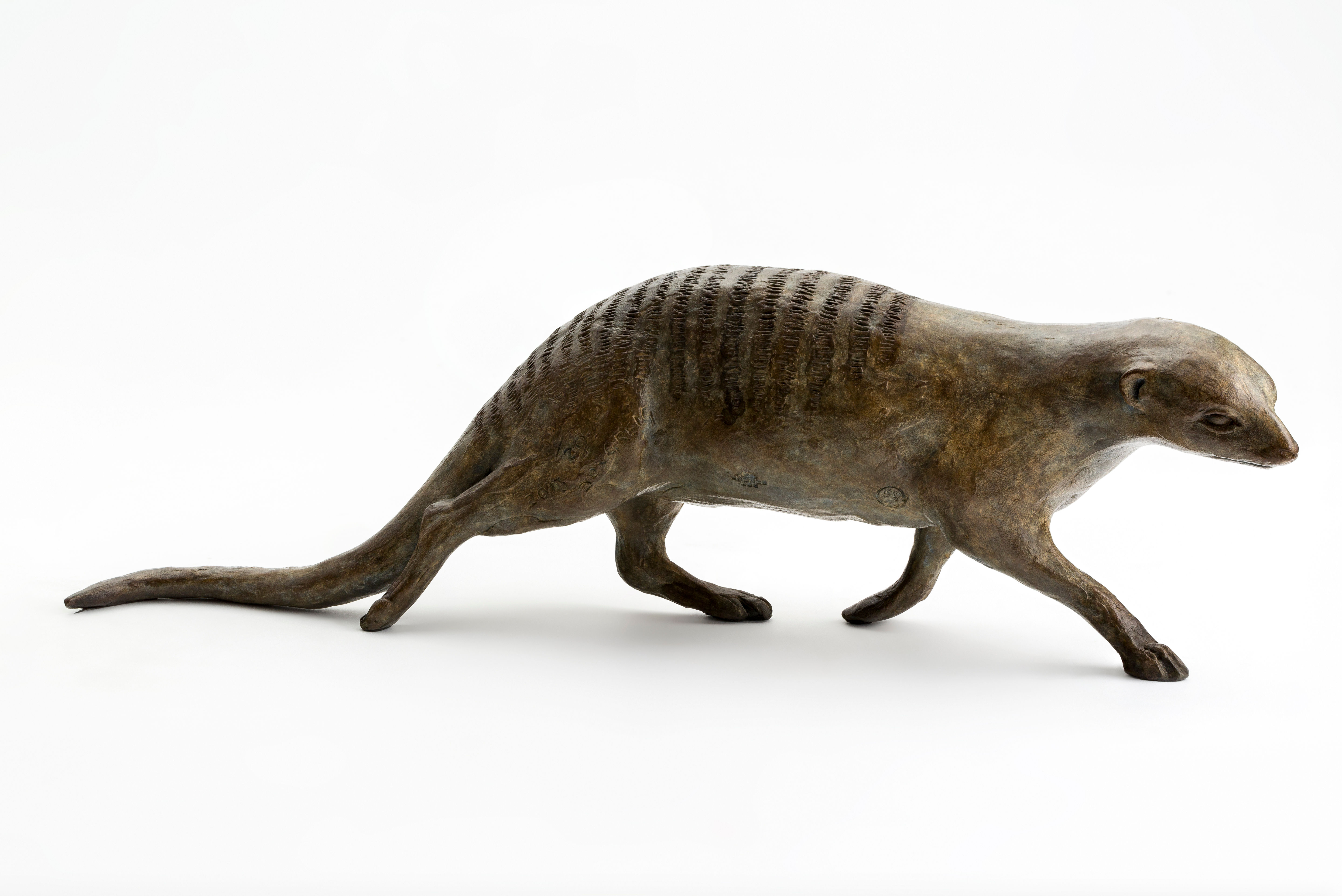 Bronze Sculpture Banded Mongoose MON009