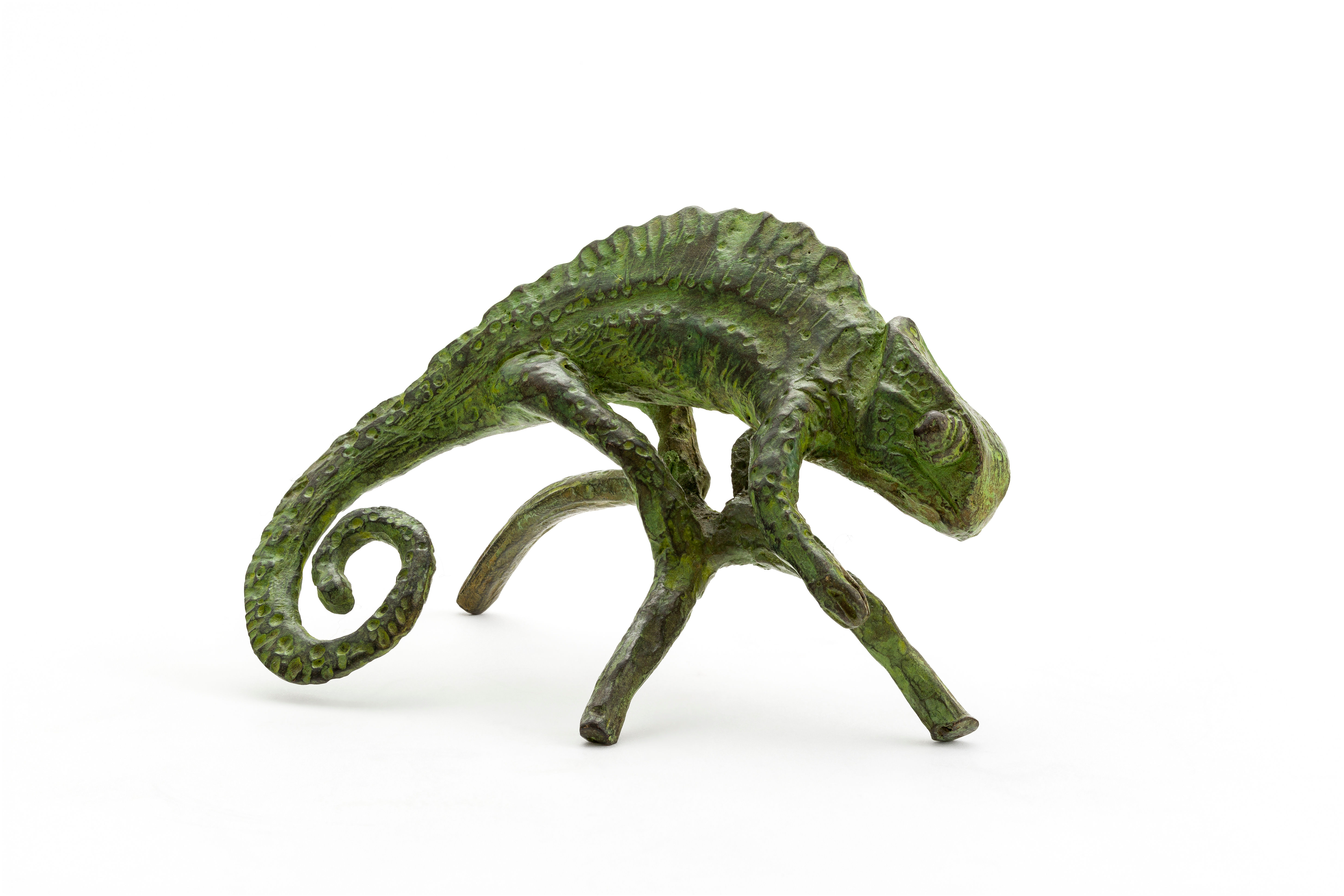 Bronze Sculpture Chameleon