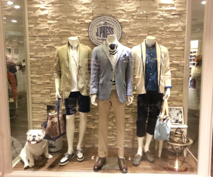J.Press Window Display SS2015