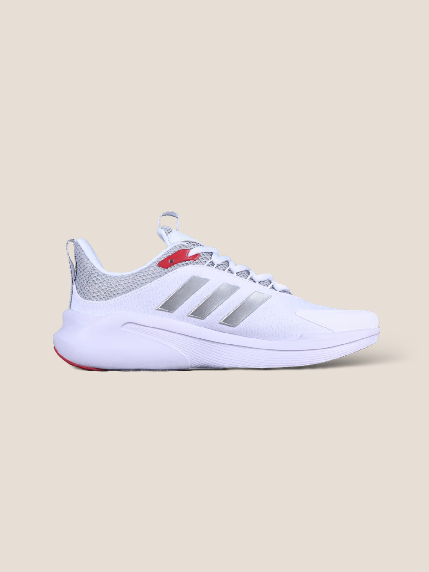 ADIDAS ALPHAEDGE RUNNING LOW-TOP SNEAKERS WHITE