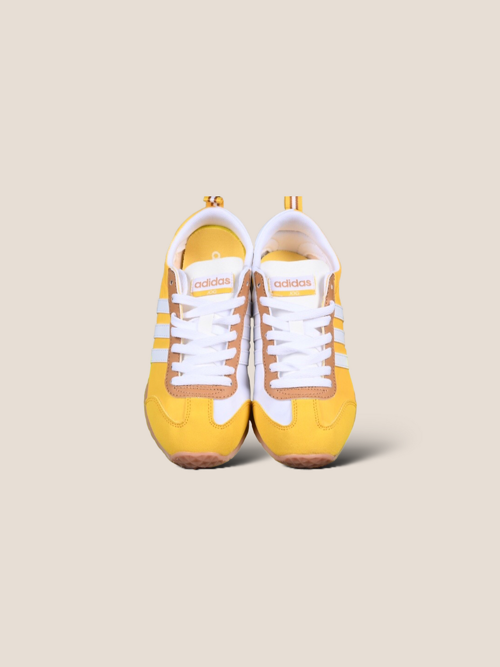 Thumbnail: ADIDAS NEO VS JOG LOW-TOP SNEAKERS YELLOW/WHITE