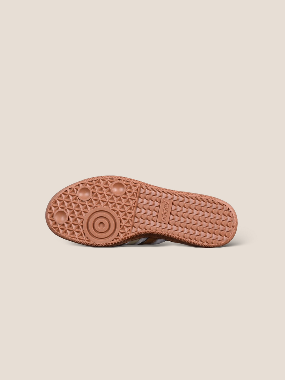 Thumbnail: ADIDAS SAMBA LOW-TOP SNEAKERS WHITE/BROWN