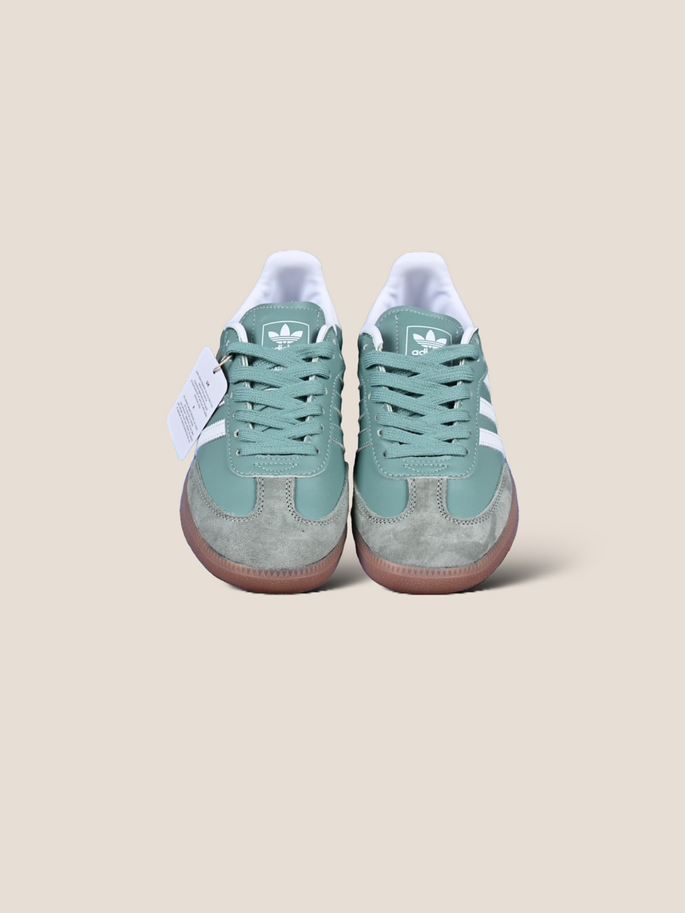 Thumbnail: ADIDAS SAMBA LOW-TOP SNEAKERS LIGHT GREEN