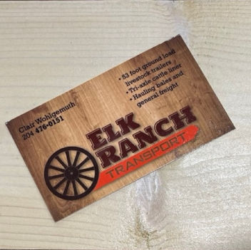 Elk Ranch Business Cards