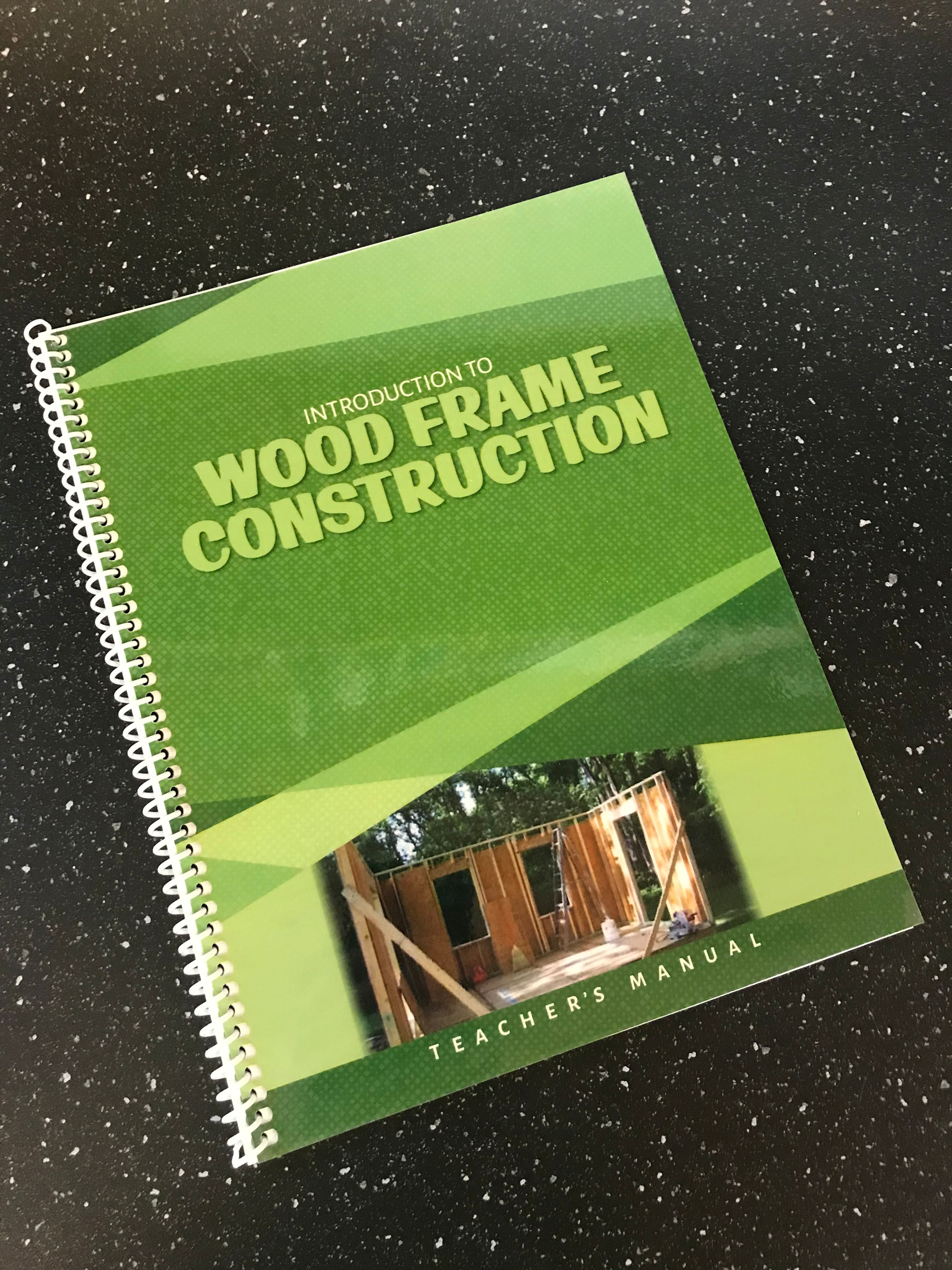 Introduction to Wood Frame Construction, teacher book