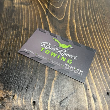 Road Runner Towing Business Cards