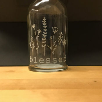 Laser Etched Jug