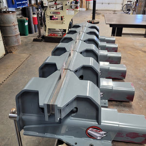 Row of Double D Vises