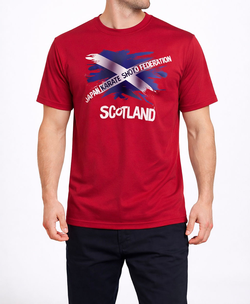 Thumbnail: JKS Scotland Saltire Quick Dry T Shirt