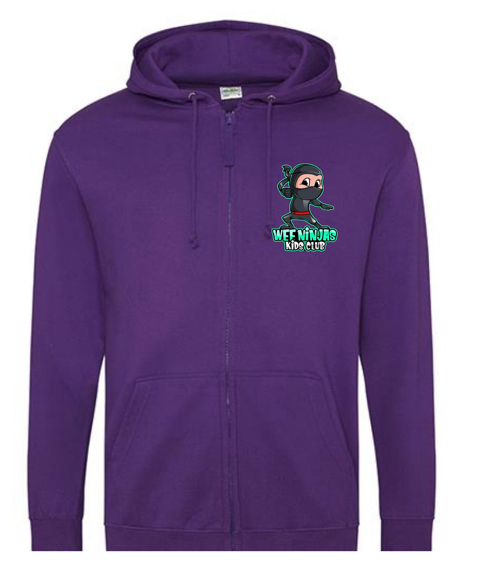 Thumbnail: Senjokai Wee Ninjas Zip Hoodie - Various Colours