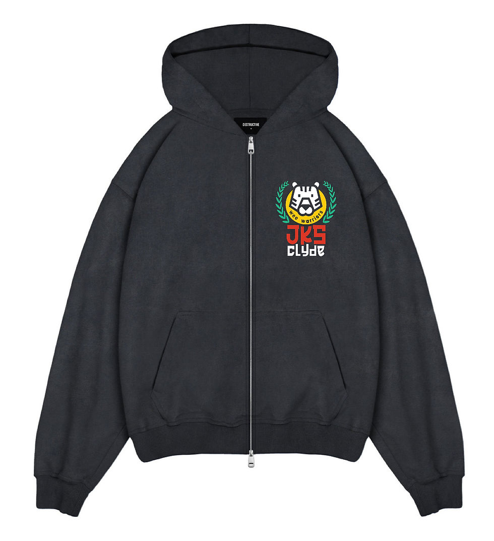 JKS Clyde Wee Warriors Zip Hoody - Various Colours
