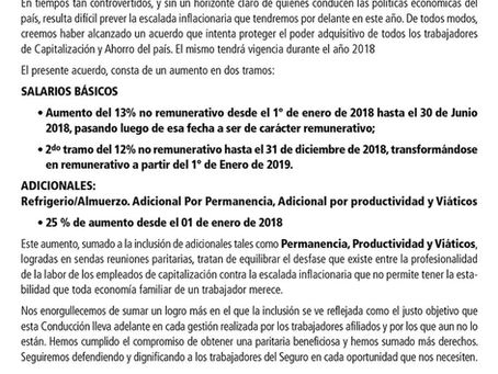 SINDICATO: Solicitada 01/01/2018