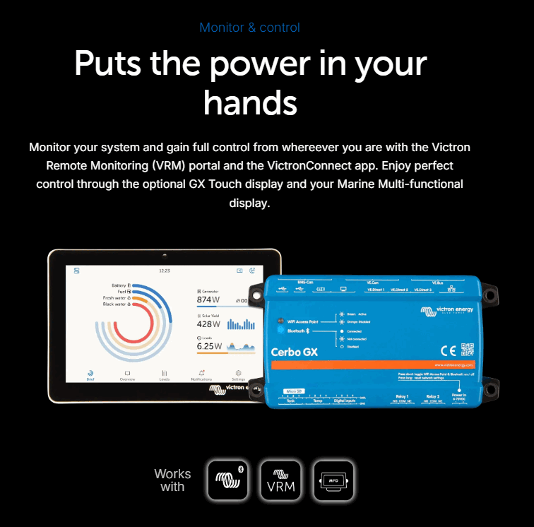 섬네일: Victron Energy GX Touch 70 flush