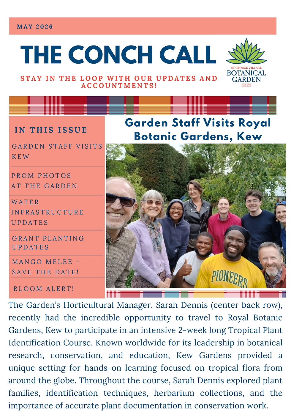 May Newsletter