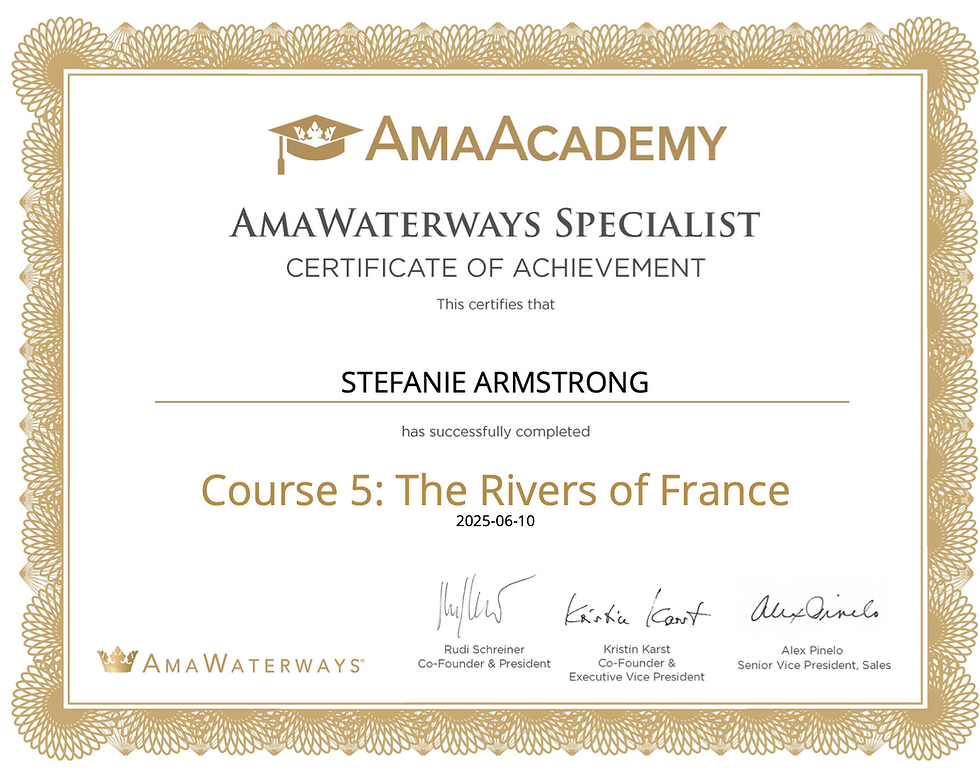 STEFANIE Ama Course 5 The Rivers of France
