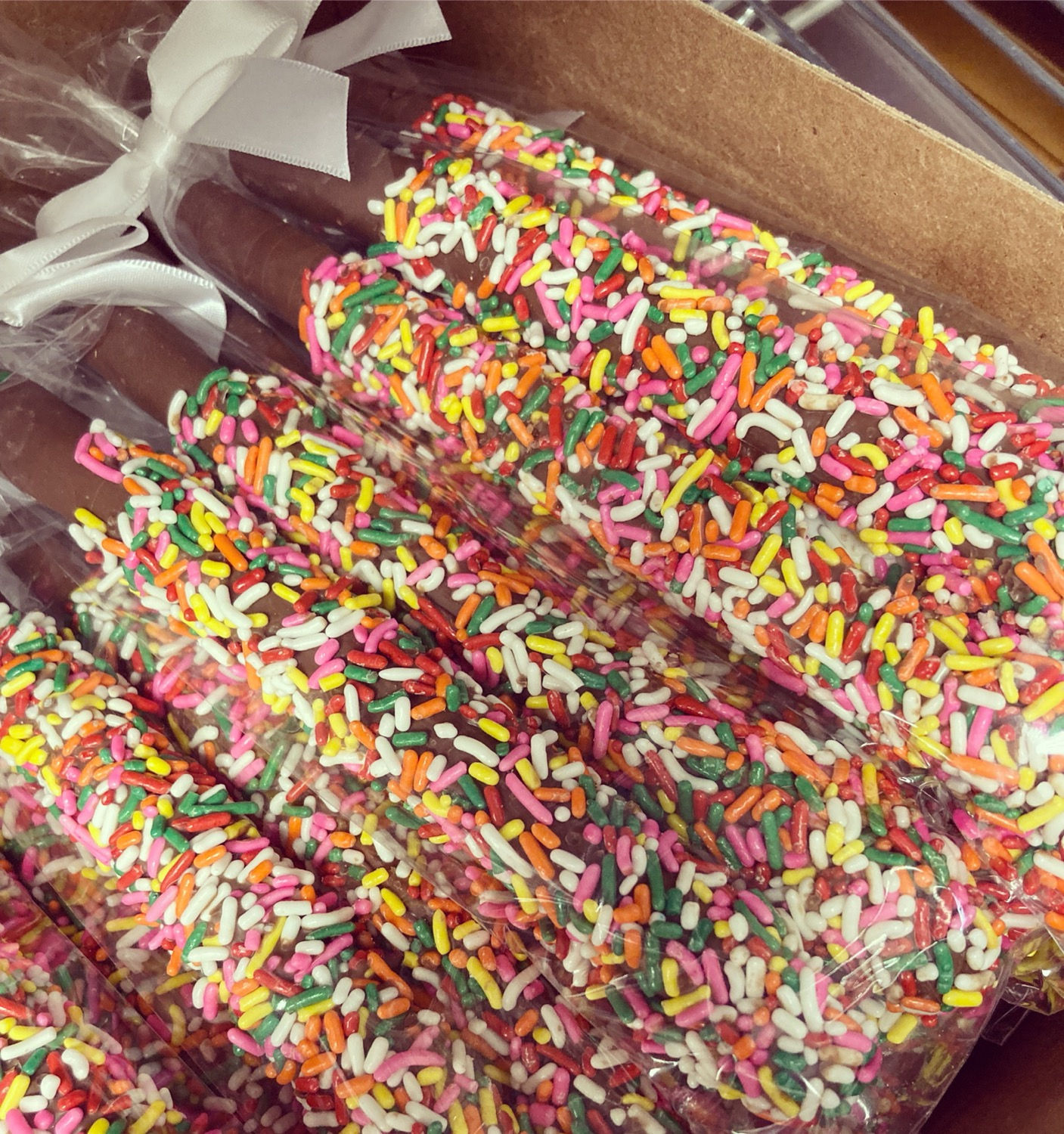 Themed Dipped Pretzel Rods