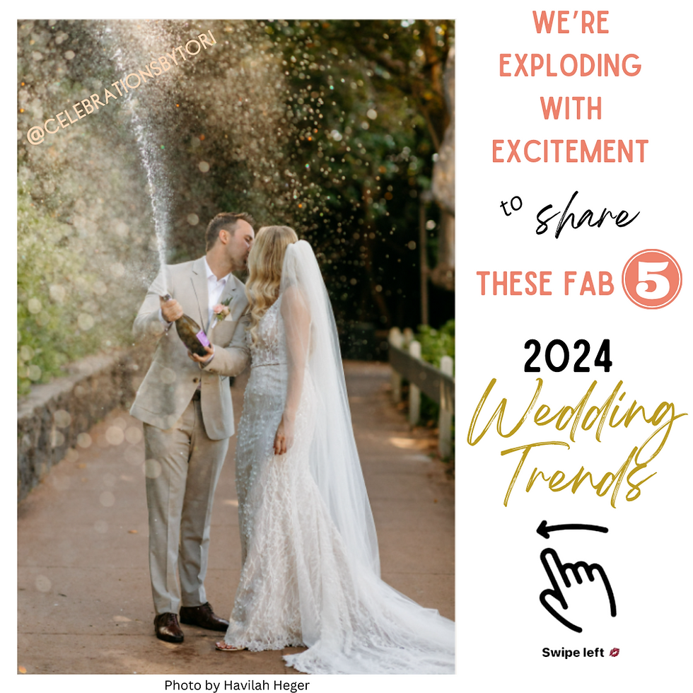 2024 WEDDING TRENDS