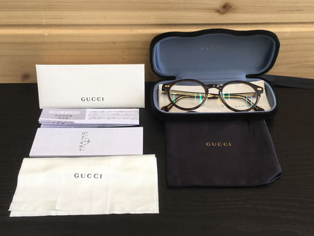 グッチのメガネを南陽市のお客様から買取致しました。