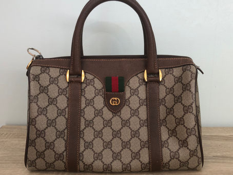 GUCCI・シェリーライン・GGスプリーム・ハンドバッグを南陽市のお客様から買取致しました。