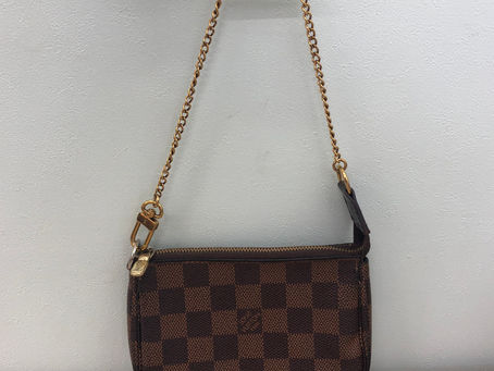 ヴィトン・ダミエ・アクセサリーポーチを南陽市のお客様から買取致しました。