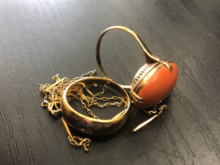 K18・PT850のネックレスを高畠町のお客様から買取致しました。