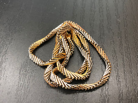 K18・PT850コンビネックレスを南陽市のお客様から買取致しました。