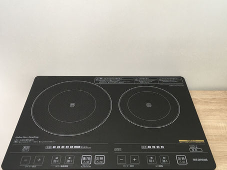 アイリスオーヤマのIHクッキングヒーターを南陽市のお客様から買取致しました。