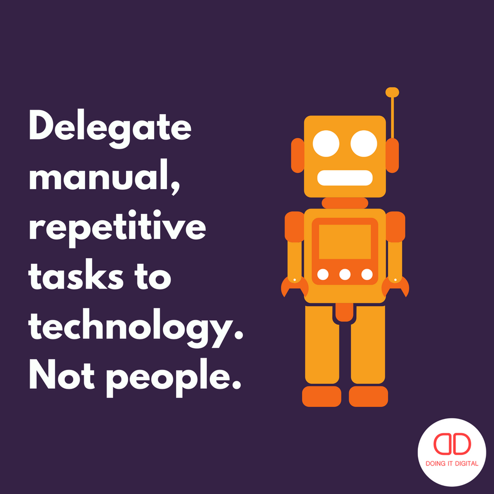 Doing Away With Manual Repetitive Tasks