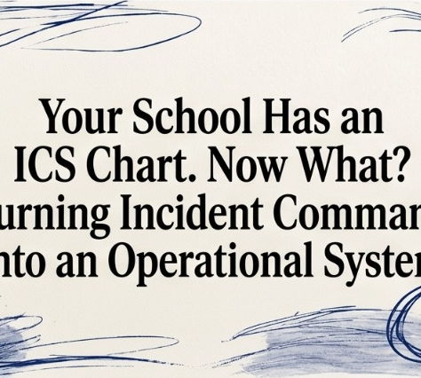 Your School Has an ICS Chart. Now What? Turning Incident Command Into an Operational System