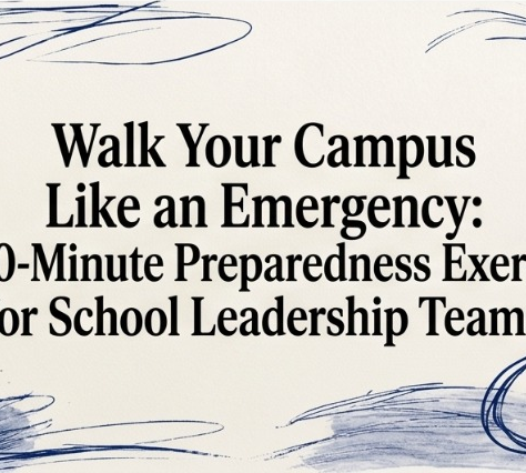 Walk Your Campus Like an Emergency: A 60-Minute Preparedness Exercise for School Leadership Teams