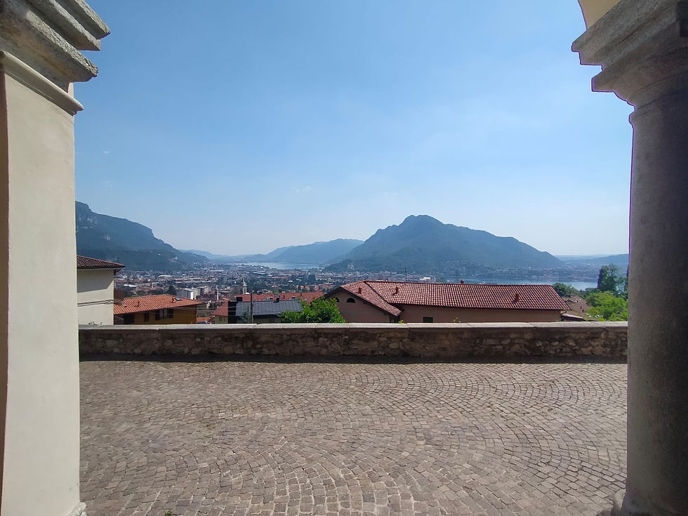 panorama del lago di Lecco