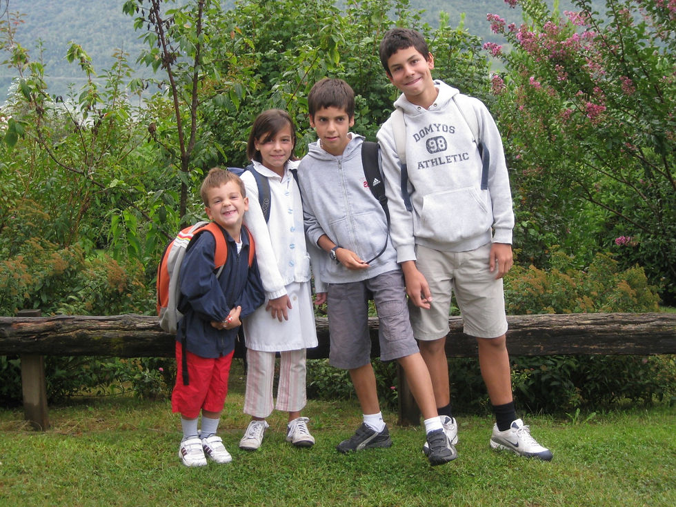 i 4 figli a Mariet