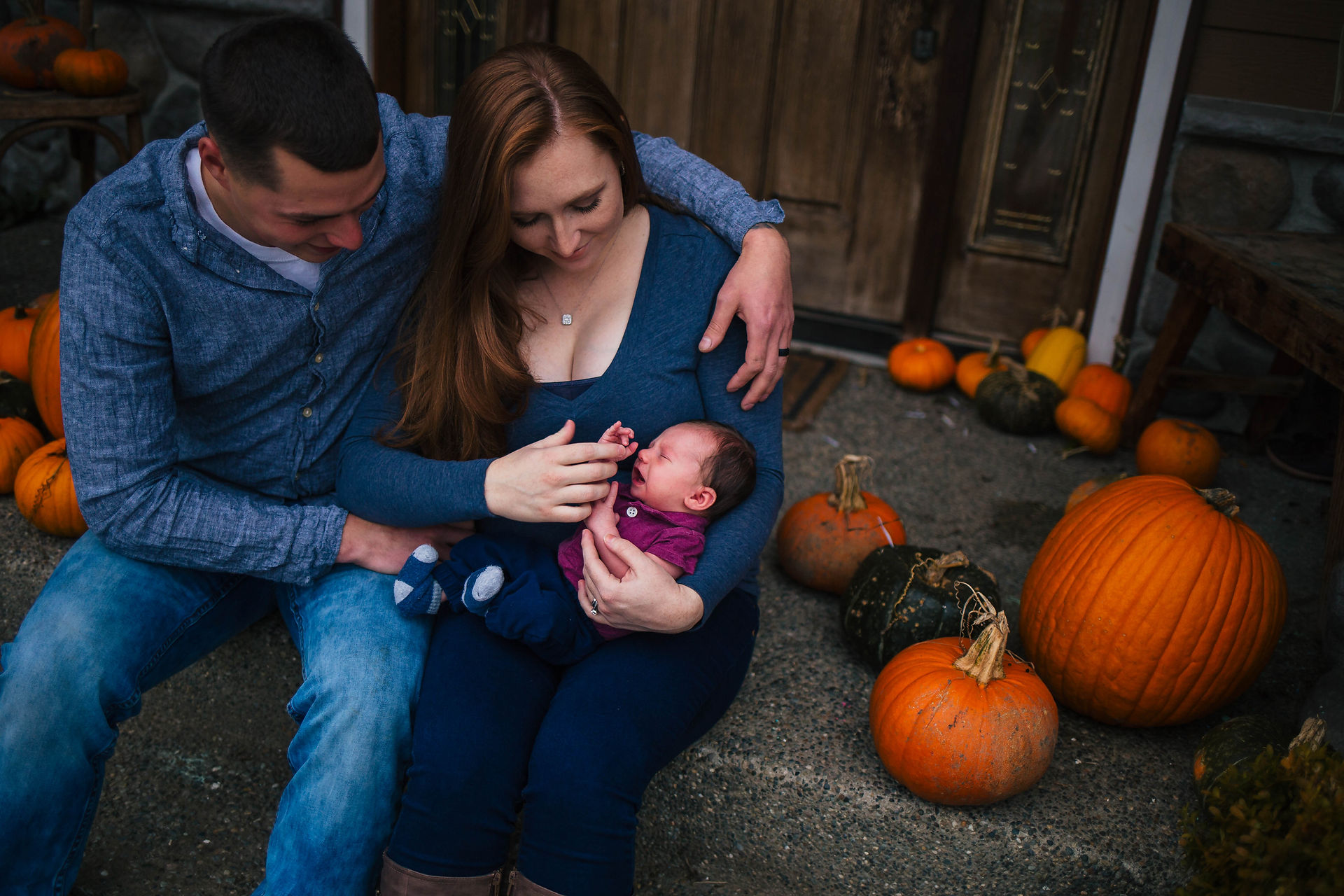 Fall Newborn Lifestyle Session