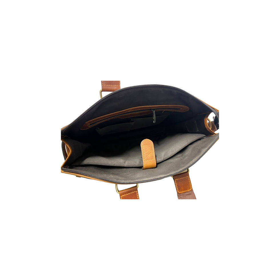 Thumbnail: Leather Laptop/ Messenger/Satchel Bag