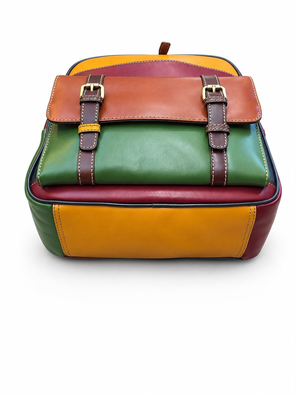 Miniaturbild: The ‘Acapulco’ Multi-Color Leather Backpack(ELP-8004)