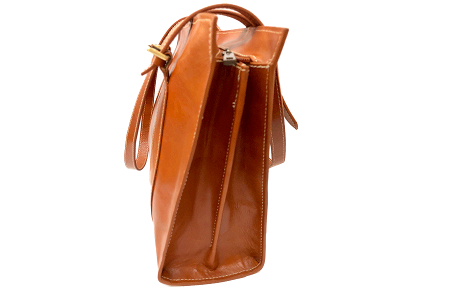 Thumbnail: Rohina(ELP9108TAN) Leather Handbag