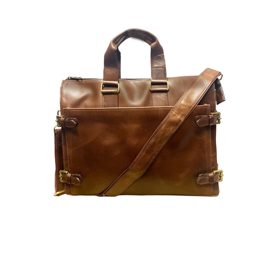 Miniature : Leather Laptop/ Messenger/Satchel Bag