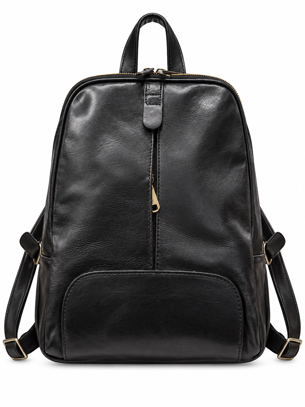Miniaturbild: Italian Leather City Backpack – Slim Genuine Leather Rucksack with Anti-Theft Ba