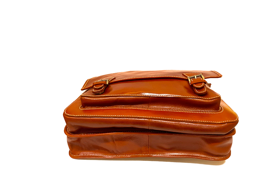 Miniaturbild: Cherry (ELP919B) Genuine Leather Satchel Bag